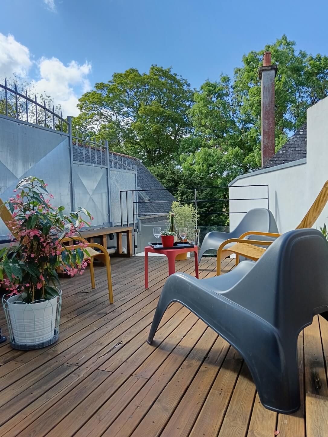 terrasse chambre hotes josselin